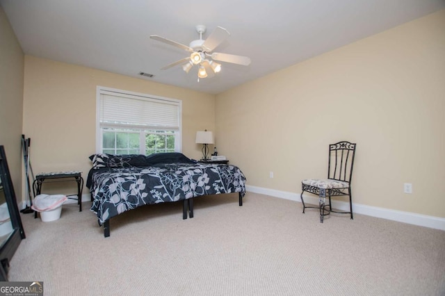 204 Pinehurst Way, Carrollton, GA 30116 - bedroom with carpet flooring and ceiling fan