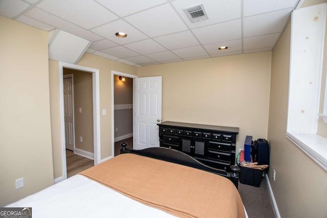 204 Pinehurst Way, Carrollton, GA 30116 - bedroom featuring a paneled ceiling and recessed lighting