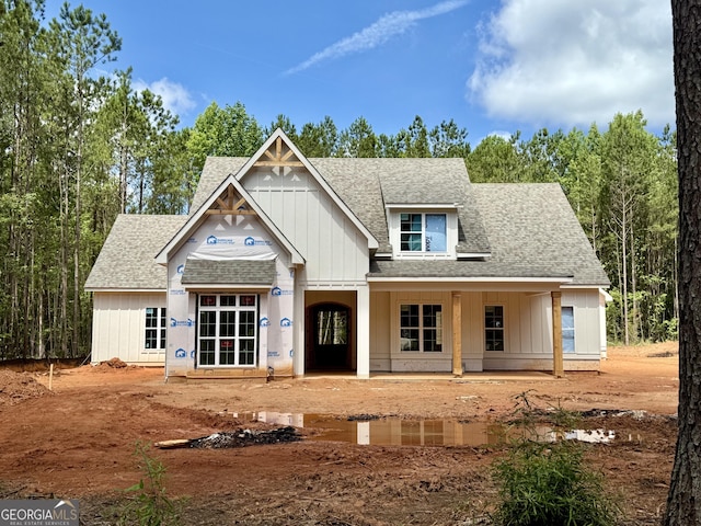 4 Bob Smith Rd, Sharpsburg, GA 30277 - rear view of house with a shingled roof