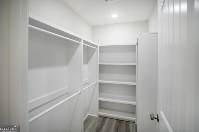 266 Patillo Rd, Jackson, GA 30233 - walk in closet with dark wood-style flooring