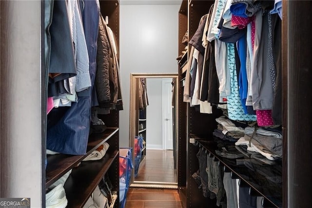 905 Juniper St NE Unit 701, Atlanta, GA 30309 - spacious closet with wood finished floors