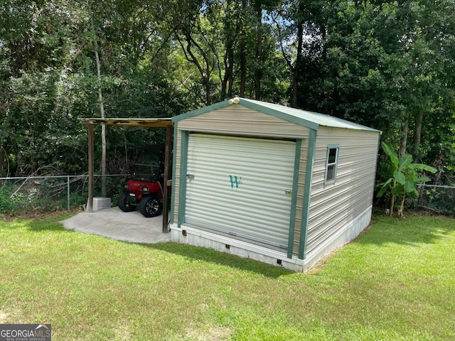 601 Auburn Rd, Glennville, GA 30427 - view of outdoor structure with view of wooded area