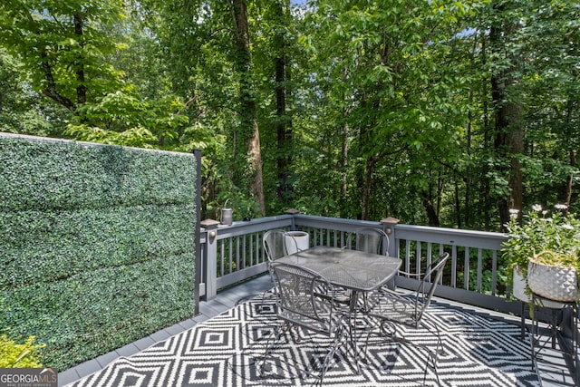 3648 Sope Creek Farm SE, Marietta, GA 30067 - view of deck