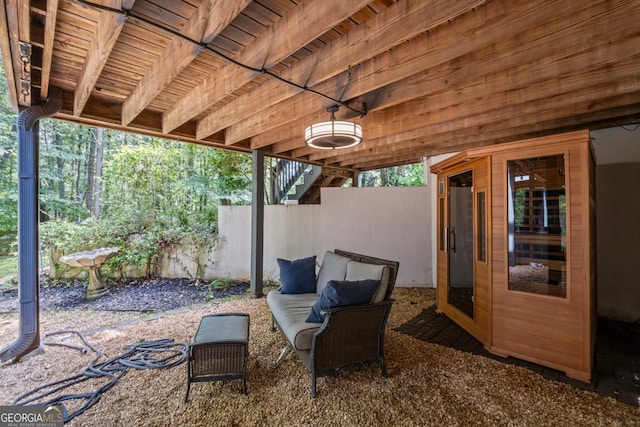 3648 Sope Creek Farm SE, Marietta, GA 30067 - view of patio / terrace featuring stairs