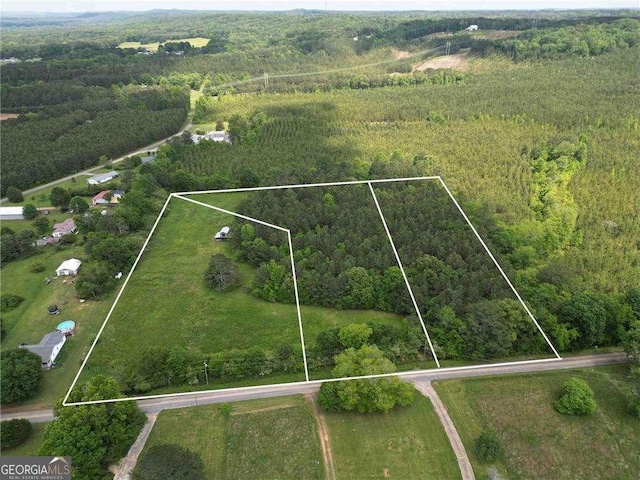 TRACT3 Grogan Rd, Buchanan, GA 30113 - aerial view of property's location featuring property boundaries highlighted