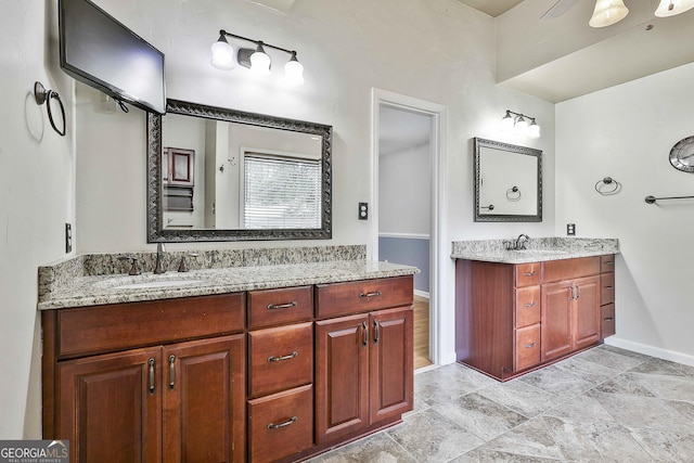 77 Springfield Ct, Newnan, GA 30265 - bathroom featuring vanity and baseboards