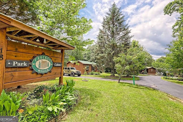 41 Wilderness Ct, Blairsville, GA 30512 - community sign with a yard