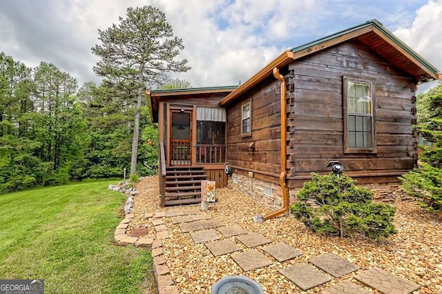 41 Wilderness Ct, Blairsville, GA 30512 - view of property exterior with a yard