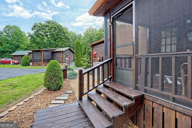 41 Wilderness Ct, Blairsville, GA 30512 - deck with a lawn