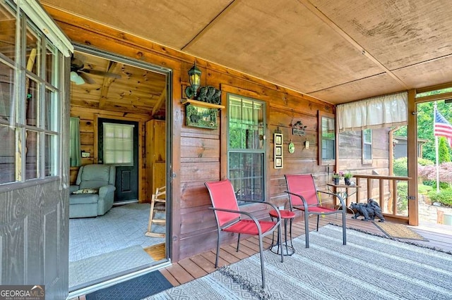 41 Wilderness Ct, Blairsville, GA 30512 - view of sunroom