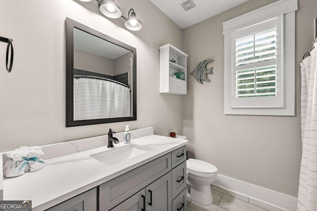 213 River Trl, Ball Ground, GA 30107 - bathroom with vanity and curtained shower