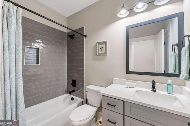 213 River Trl, Ball Ground, GA 30107 - full bathroom with vanity and shower / bath combo