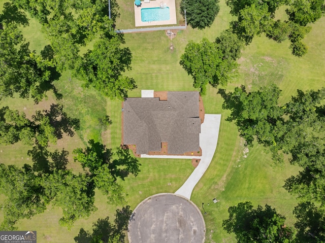 19 Honeysuckle Dr, Claxton, GA 30417 - drone / aerial view of a pool
