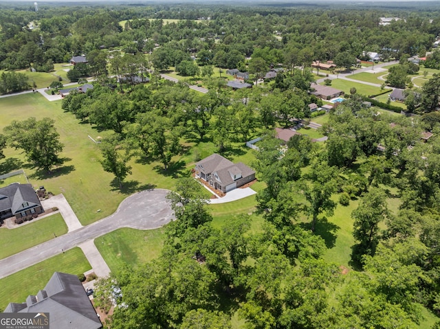 19 Honeysuckle Dr, Claxton, GA 30417 - aerial overview of property's location with nearby suburban area