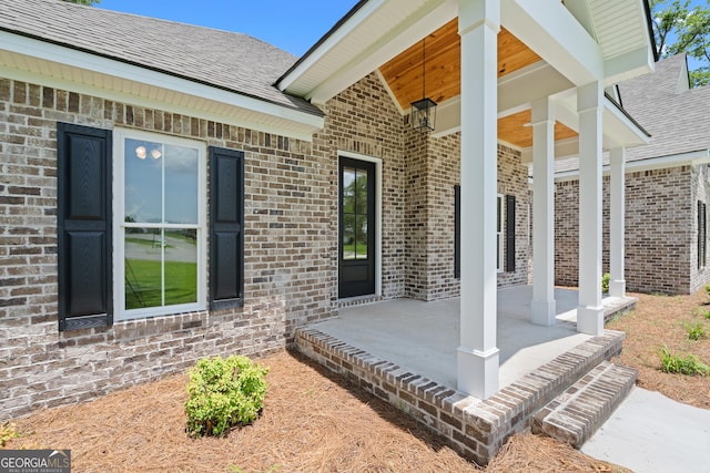 19 Honeysuckle Dr, Claxton, GA 30417 - view of covered porch
