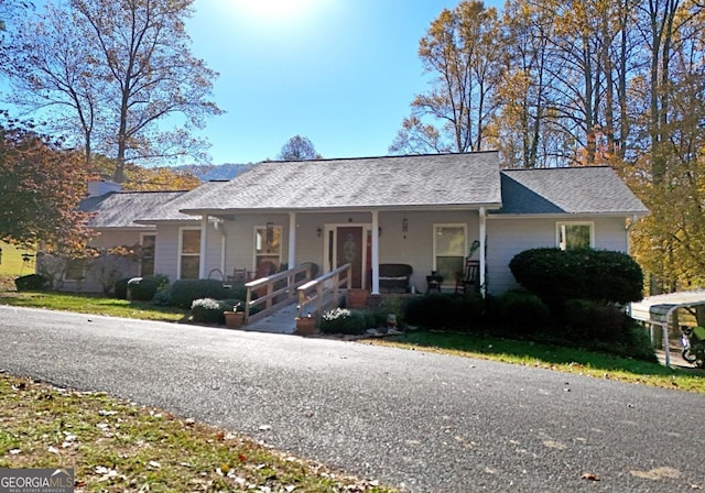 104 Bowers Cir, Blairsville, GA 30512 - single story home with covered porch