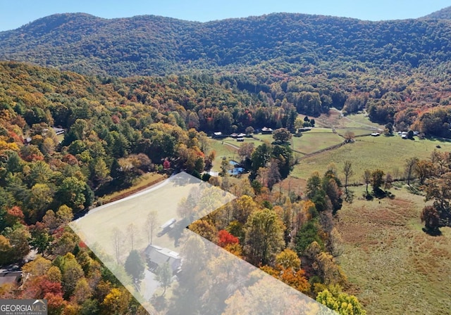 104 Bowers Cir, Blairsville, GA 30512 - aerial view of a mountain backdrop