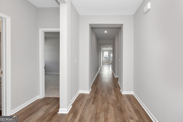 103 Gnome Ct, Perry, GA 31069 - corridor featuring wood finished floors and recessed lighting