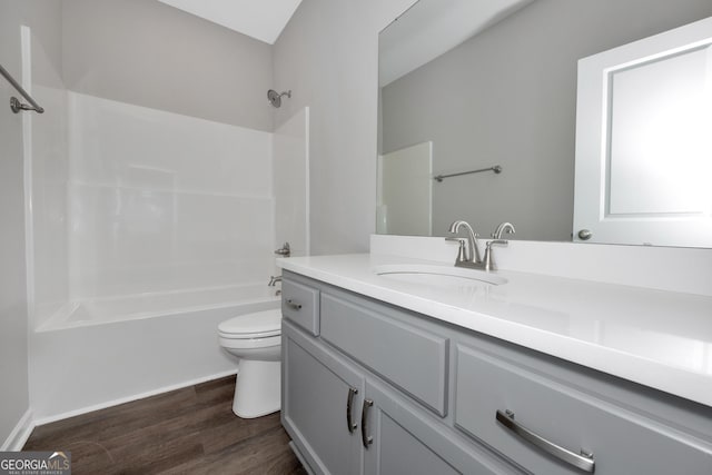 103 Gnome Ct, Perry, GA 31069 - full bath featuring vanity, bathtub / shower combination, and wood finished floors