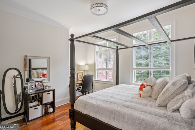 3401 Stillhouse Rd SE, Atlanta, GA 30339 - bedroom featuring wood finished floors and a skylight