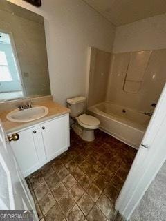 3609 Ginnis Rd SW Unit 6, Atlanta, GA 30331 - full bath with vanity and shower / bath combination