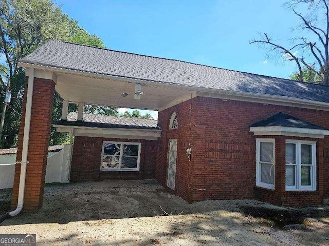 7201 Pine St, Austell, GA 30106 - view of side of property featuring brick siding