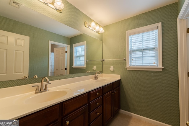 2940 Bentbill Xing, Cumming, GA 30041 - bathroom featuring double vanity