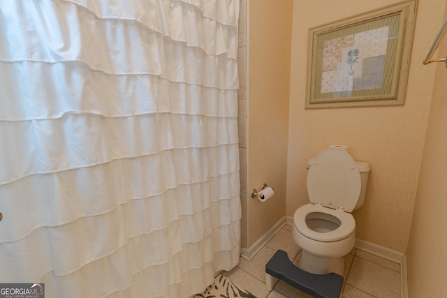 2940 Bentbill Xing, Cumming, GA 30041 - full bathroom featuring tile patterned flooring and curtained shower