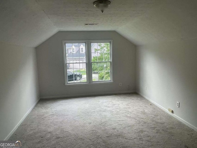 2994 Abbotts Oak Way, Duluth, GA 30097 - bonus room with carpet floors, lofted ceiling, and a textured ceiling