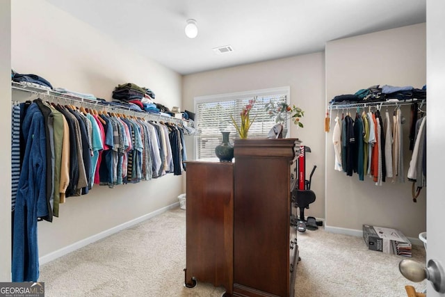 850 Ethereow Ct, Lawrenceville, GA 30046 - walk in closet featuring carpet flooring