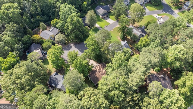 3627 Spring Meadow Ct, Acworth, GA 30101 - aerial overview of property's location with nearby suburban area