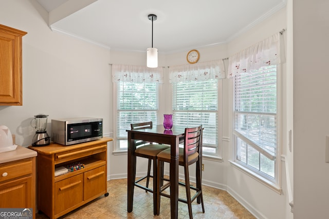 491 Brickleberry Rdg, Athens, GA 30605 - dining space with ornamental molding and baseboards