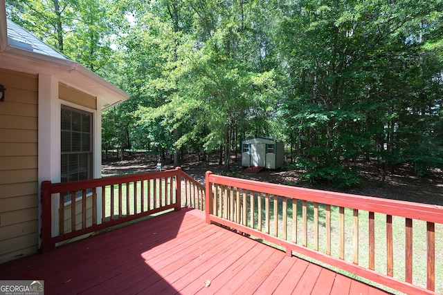 491 Brickleberry Rdg, Athens, GA 30605 - wooden deck with a shed