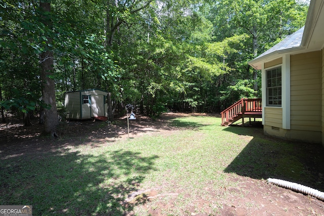 491 Brickleberry Rdg, Athens, GA 30605 - view of green lawn featuring a storage shed