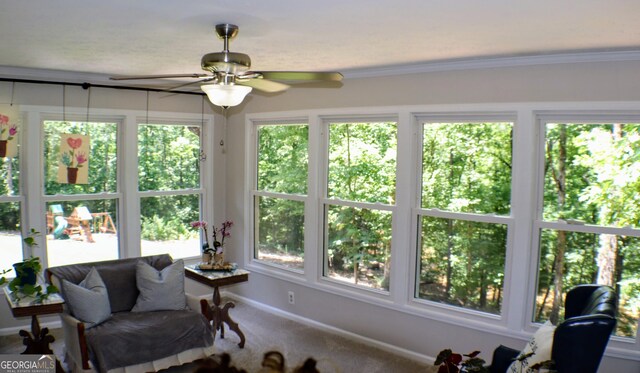 1310 Larkview Dr SW, Lilburn, GA 30047 - sunroom / solarium with carpet and healthy amount of natural light