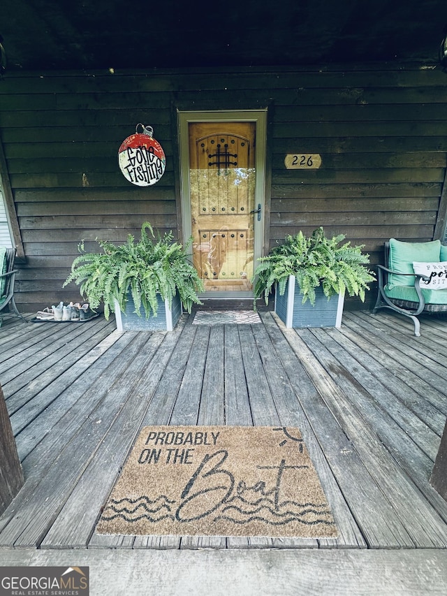 226 Cherokee Rd, Glenwood, GA 30428 - property entrance featuring covered porch