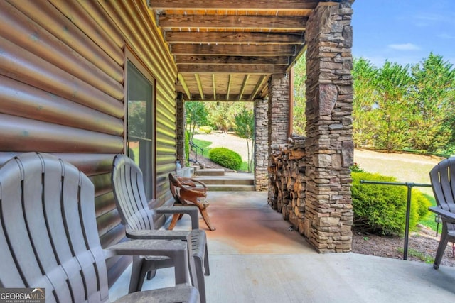 2357 Haven Heights Rd, Hiawassee, GA 30546 - view of porch