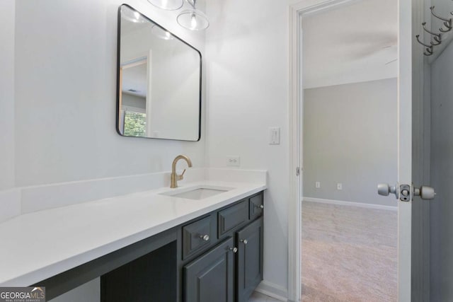 5007 Highland Oaks Ct SE, Smyrna, GA 30126 - bathroom featuring vanity and baseboards