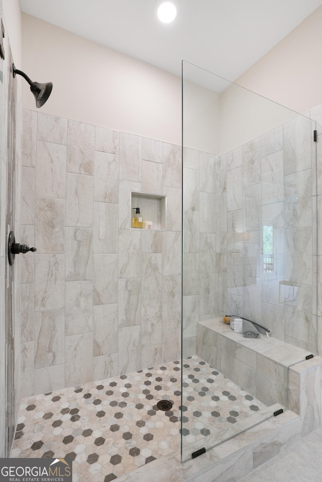 550 Azalea Xing, Dallas, GA 30132 - full bathroom with a tile shower