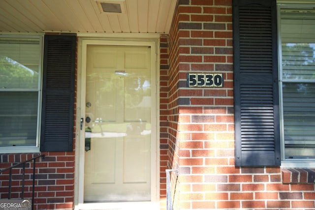 5530 Perry Ave, Columbus, GA 31909 - doorway to property with brick siding