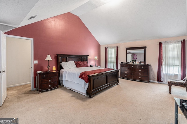 11961 Markham Way, Hampton, GA 30228 - carpeted bedroom with vaulted ceiling and baseboards