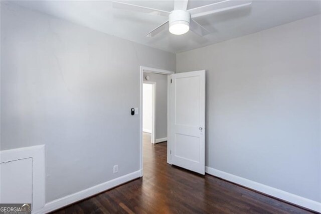 469 Mellview Ave, Atlanta, GA 30310 - unfurnished room featuring wood finished floors and ceiling fan