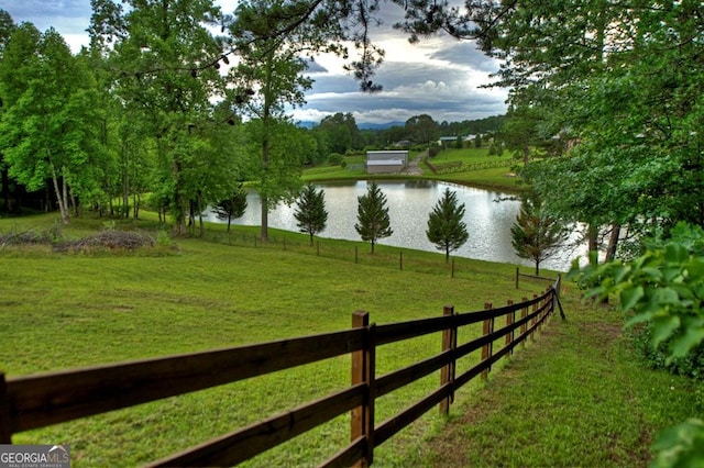 67 Mcnelley Dr, Morganton, GA 30560 - view of yard featuring a water view