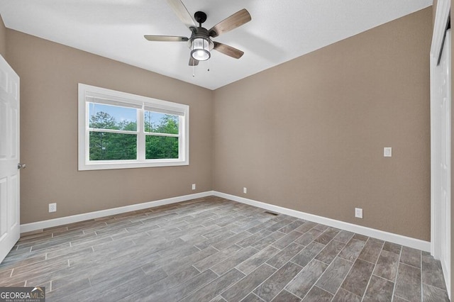 67 Mcnelley Dr, Morganton, GA 30560 - empty room featuring wood finished floors and ceiling fan