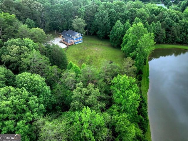 67 Mcnelley Dr, Morganton, GA 30560 - view of subject property with a nearby body of water and a heavily wooded area