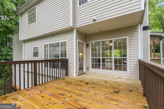5560 Pilgrim Point Ext, Cumming, GA 30041 - view of deck