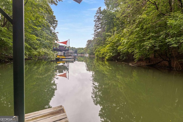 5560 Pilgrim Point Ext, Cumming, GA 30041 - dock area featuring a water view