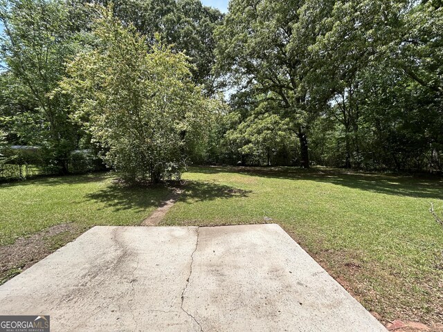 54 Mount Zion Church Rd, Lagrange, GA 30241 - view of grassy yard with a patio area
