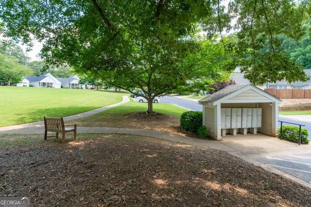 5069 Kathryn Glen Dr, Acworth, GA 30101 - view of grassy yard with mail area