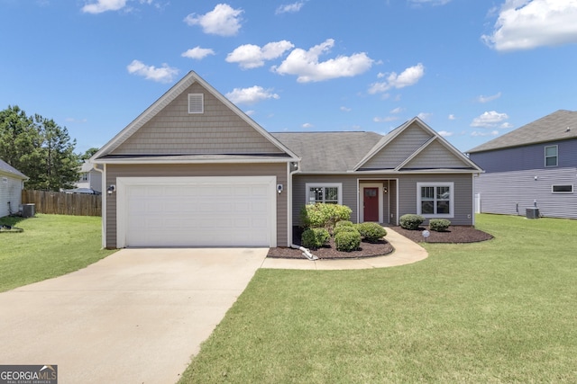 502 Creekside Dr, Lagrange, GA 30240 - view of front of house with an attached garage and driveway
